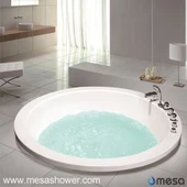 Classica Round Indoor alebo Outdoor Drop-in namáčanie bazénom pre 3-4 osoby
