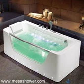 Moderný dizajn Jednoduchý štýl Veľký stôl Samostatný Whirlpool Masáž Mokré Akrylátové sklolaminát Kúpeľňa Kúpeľňa Vaňa na predaj