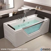 Luxusný rohový obdĺžnikový jednoduchý dizajn Akrylátové sklolaminátové sklo Whirlpool Masáž s mokrým výpredajom Predaj vaňa Kúpeľová vaňa s lacnou cenou
