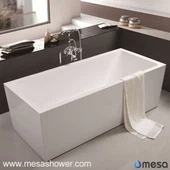 Hot Moderný jednoduchý dizajn Obdĺžniková voľne stojaca vaňa